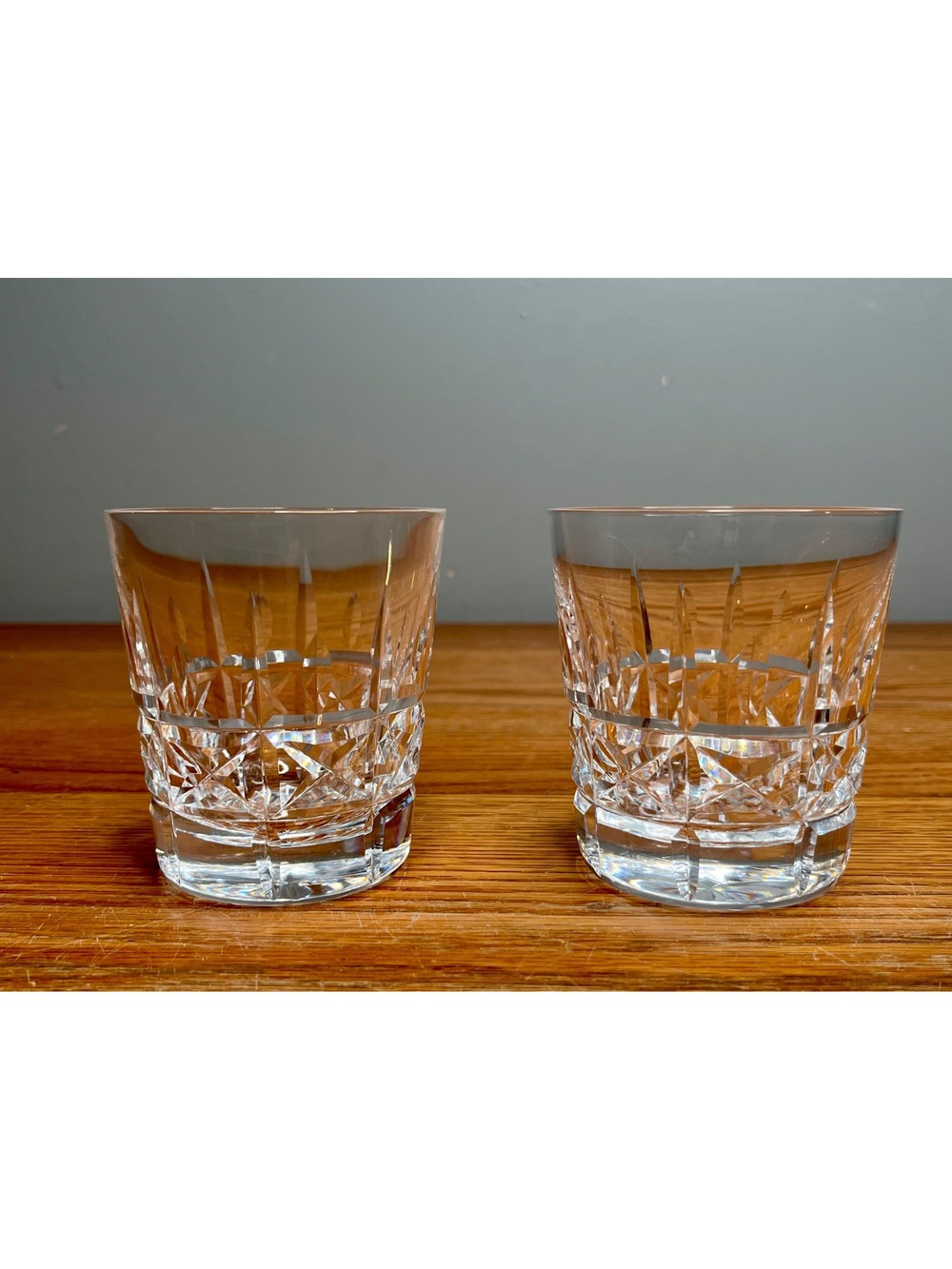 Vintage Waterford Crystal Kylemore Old Fashioned Glasses Set of 2 - Picture 2 of 14